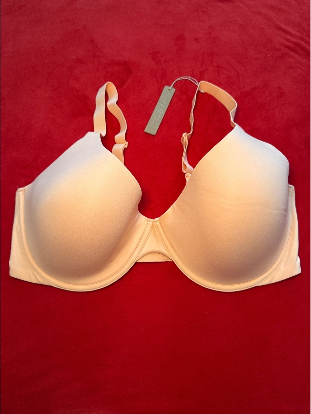 Skims Scoop Plunge Bra Color Faded Nectar Size 42DDD